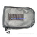 Durable Black Leather Camera Pouches , Practical Digital Camera Pouch